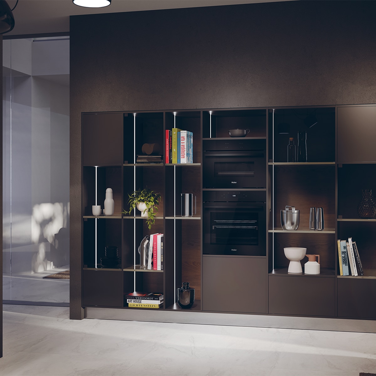 Horno multifunción Haier, 78 litros, Pirolítico y Cámara Interior - H6 ID46R5YTB Negro-16