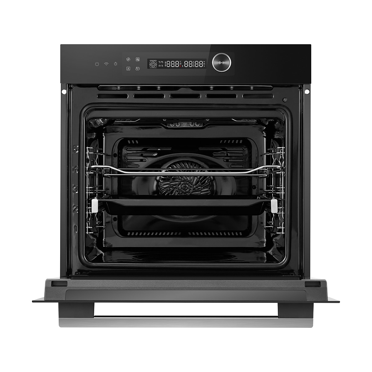 Horno Multifunción Midea limpieza Hidrólisis 72 litros - MBO7NM30E4-BK Negro-2