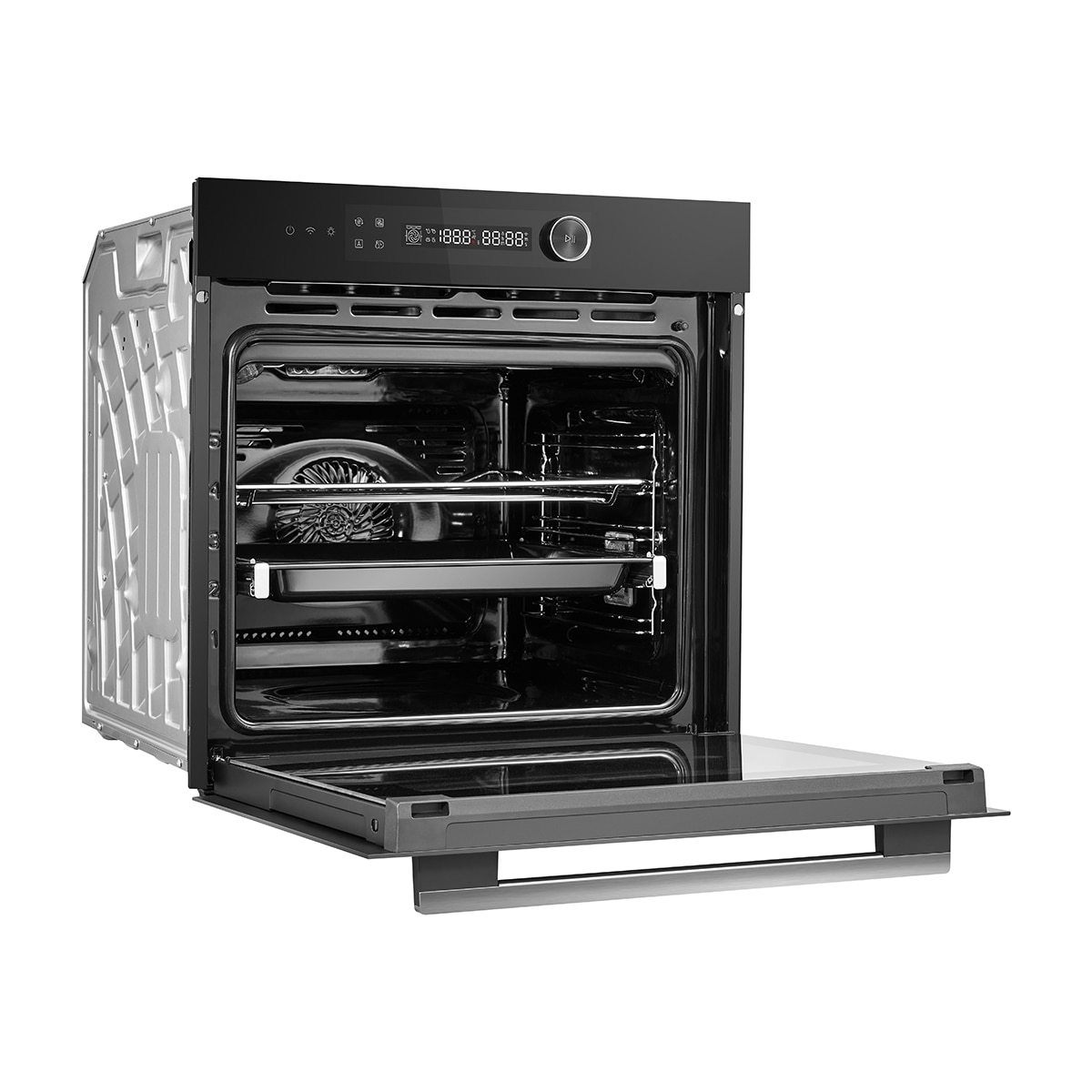 Horno Multifunción Midea limpieza Hidrólisis 72 litros - MBO7NM30E4-BK Negro-4