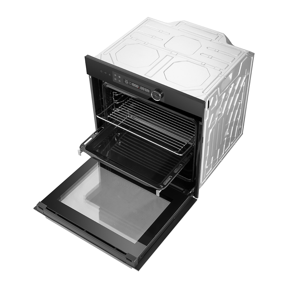 Horno Multifunción Midea limpieza Hidrólisis 72 litros - MBO7NM30E4-BK Negro-5