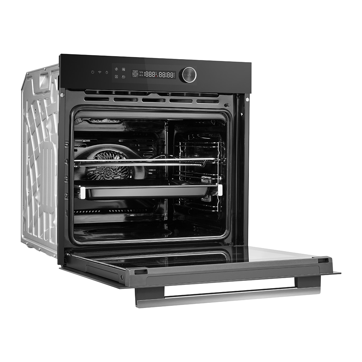 Forno Multifunções Midea MBO7NM30E4-BK Pirolítico e Hidrolítico e de 72 Litros - Preto Preto-12