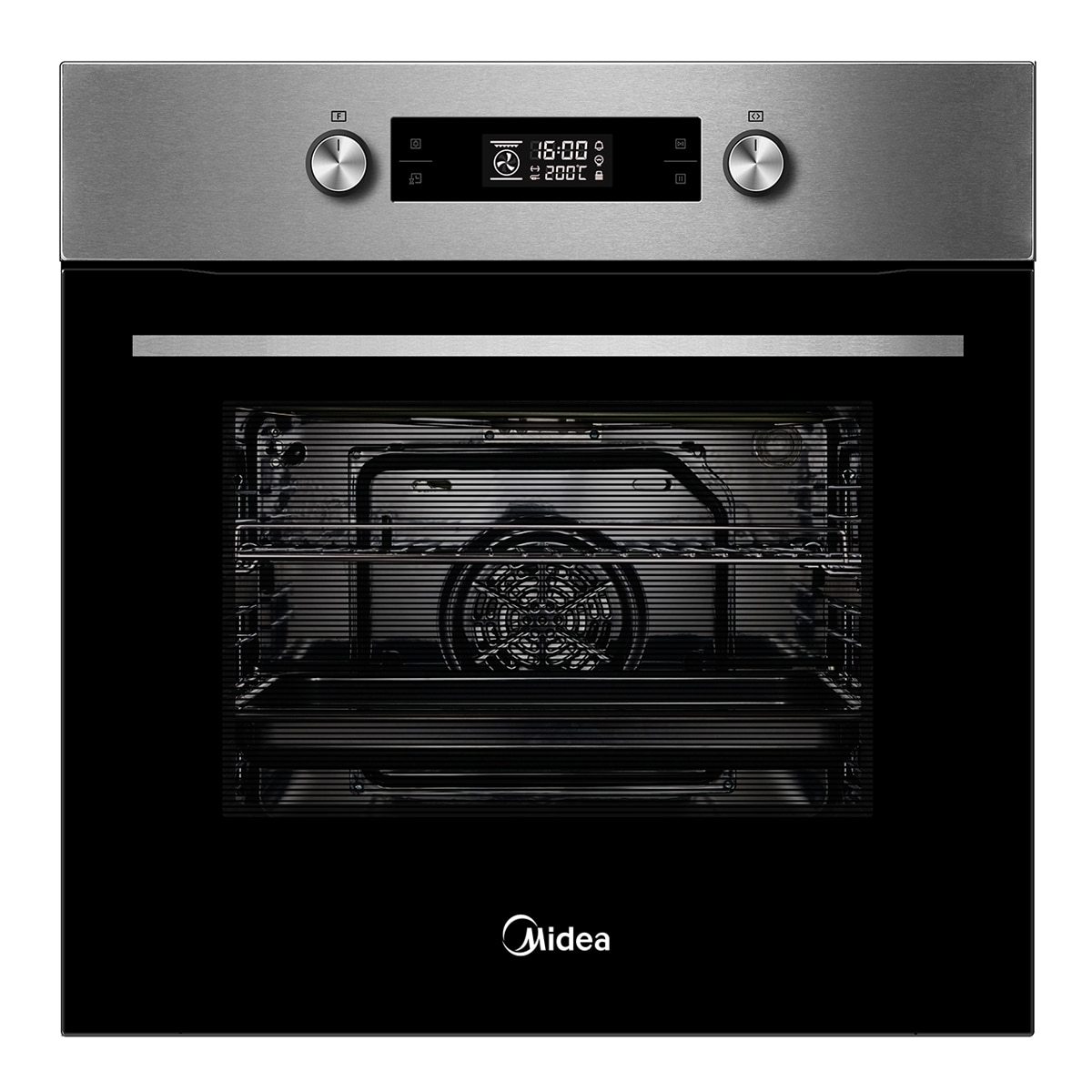 Midea – Horno Multifunción MideapPirolítico 70 litros – 65P90E3IX.