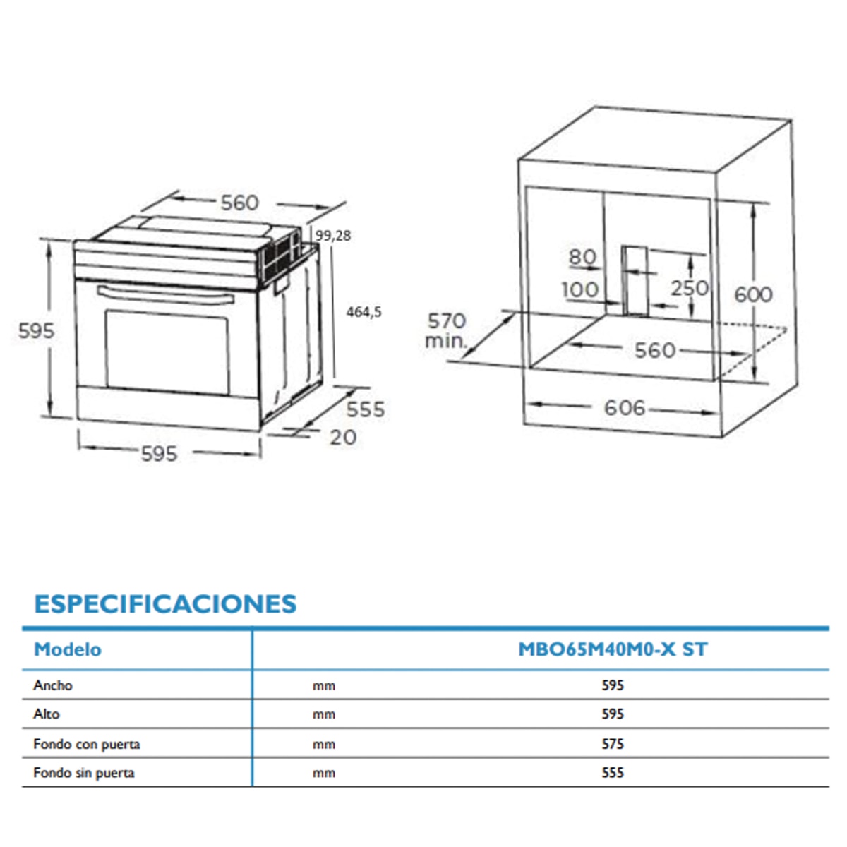 Forno Convencional Midea MBO65M40M0-X ST de 70 Litros - Preto e Inox Vidro preto/inox-2
