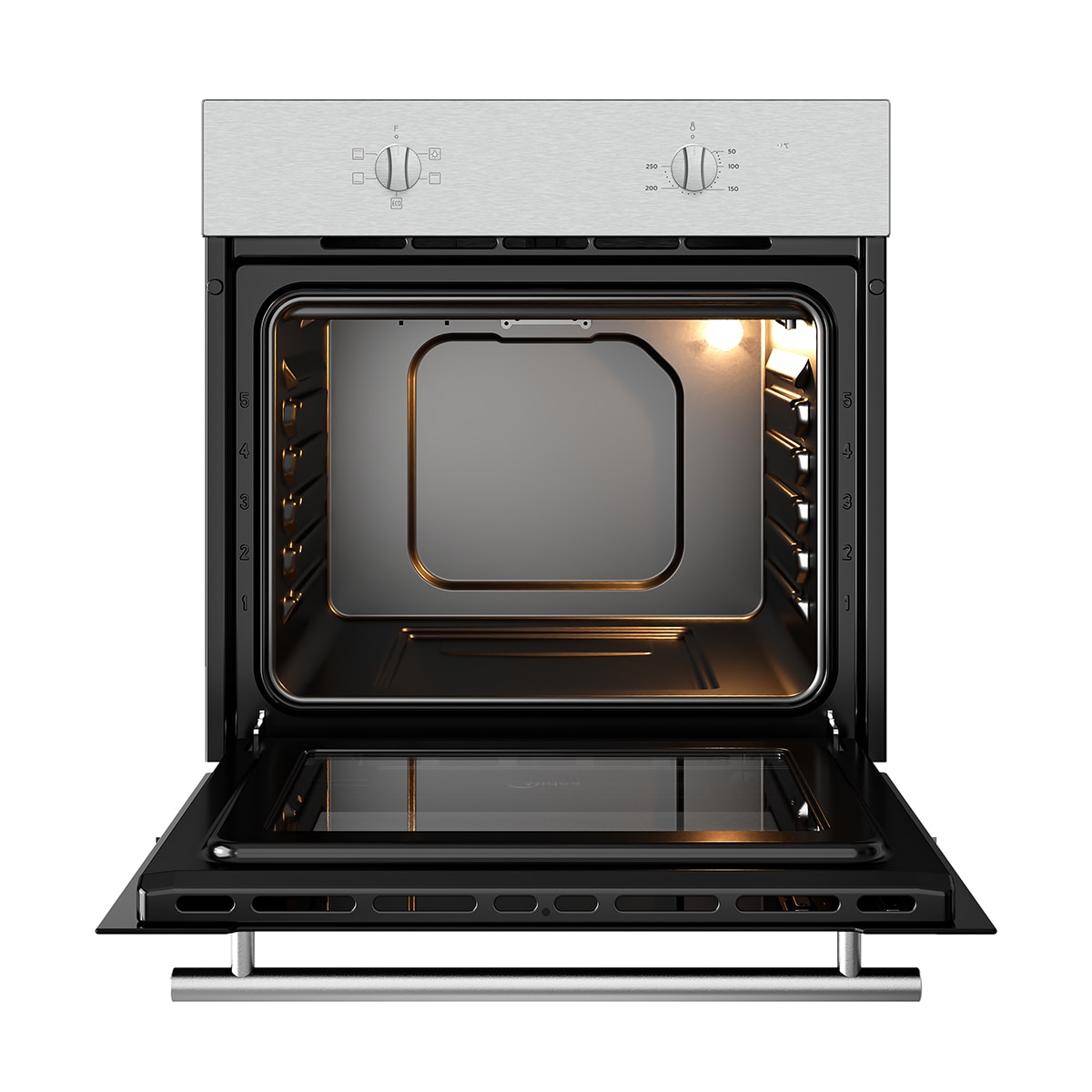 Forno Convencional Midea MBO65M40M0-X ST de 70 Litros - Preto e Inox Vidro preto/inox-9