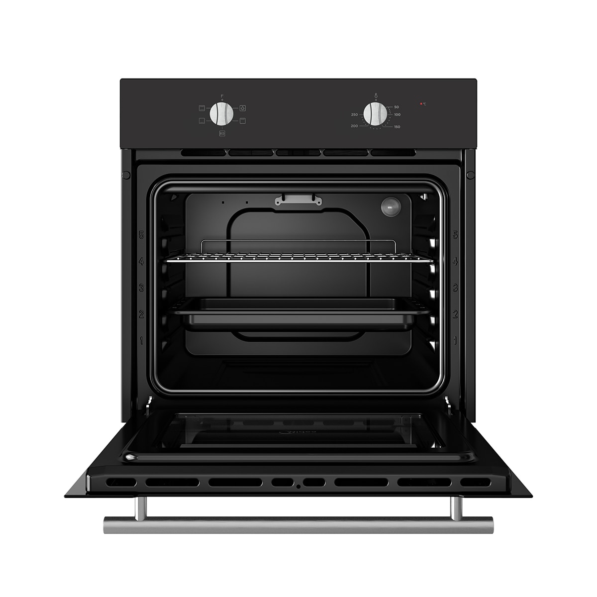 Horno convencional Midea 70 litros - MBO65M40M0-BK ST Negro-2