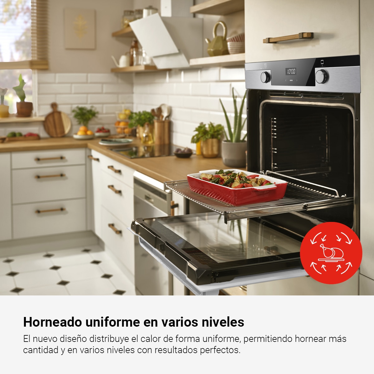 Horno multifunción Fagor con aquálisis Comfort - 9H-175AX Inox-8