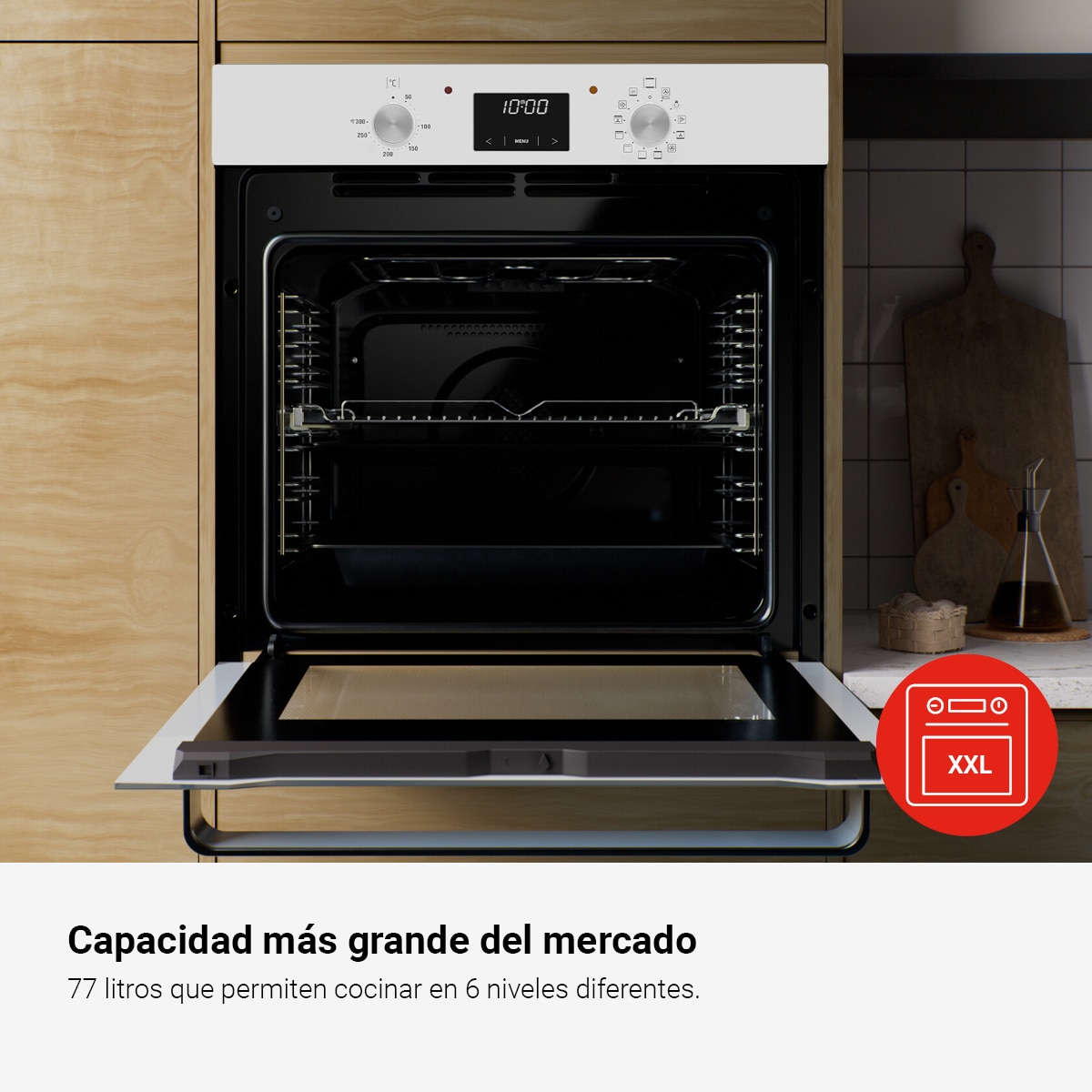 Horno multifunción Fagor con aquálisis Classic - 9H-185BB Blanco-5