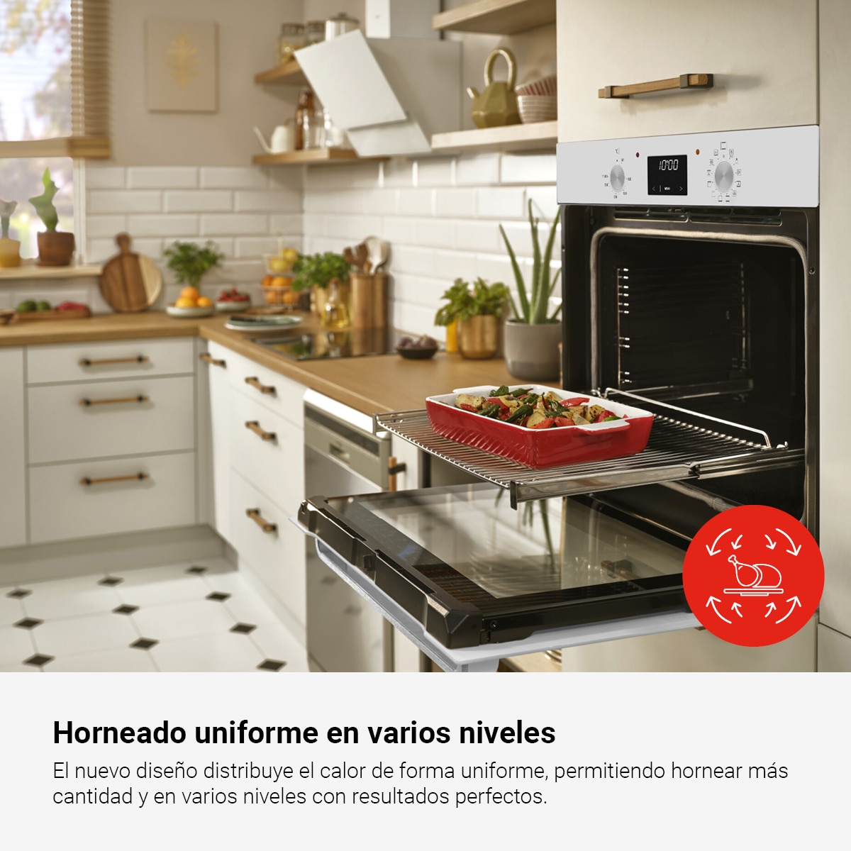 Horno multifunción Fagor con aquálisis Classic - 9H-185BB Blanco-7