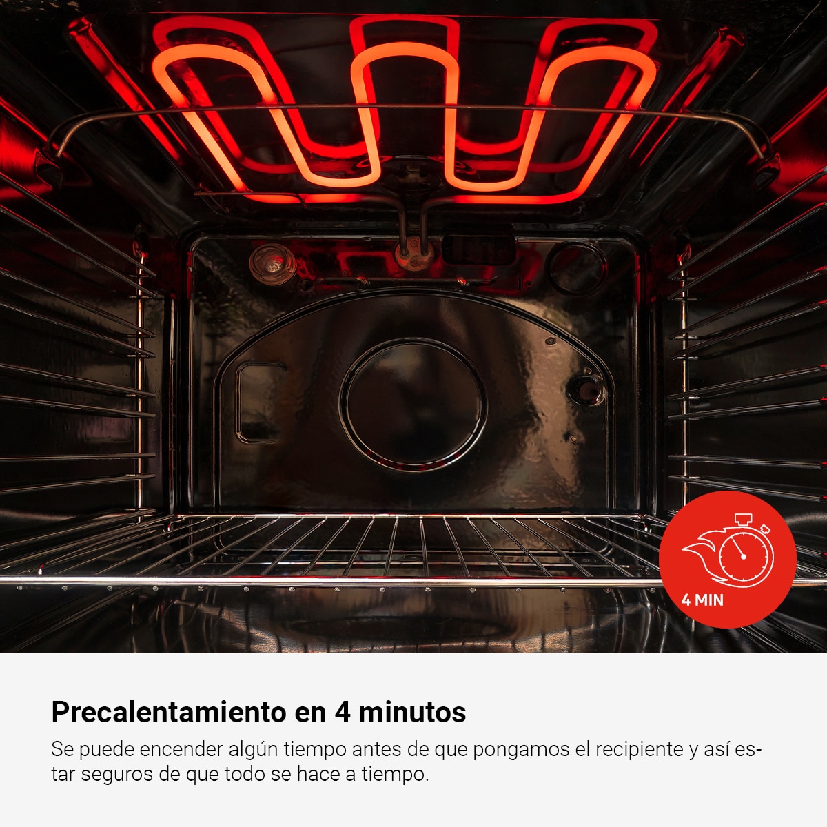 Horno multifunción Fagor de 77 litros Classic - 9H-115BB Blanco-7