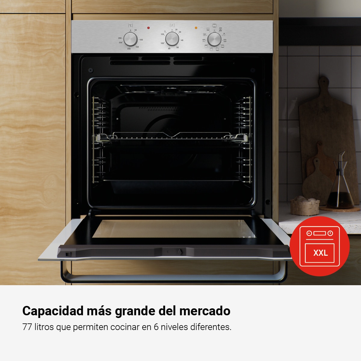 Forno Multifunções Fagor 9H-115BX Classic e de 77 Litros - Inox Inox-4