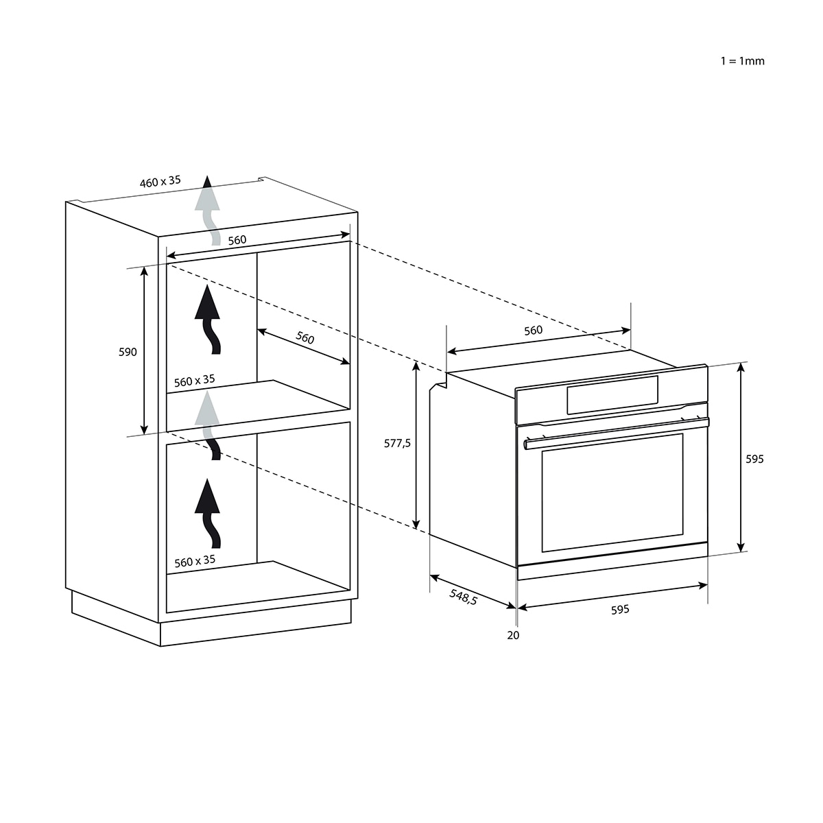 Horno multifunción Candy con limpieza pirolítica e hidrolítica y  Easy Steam - F CM955XRL/CN Inox-2
