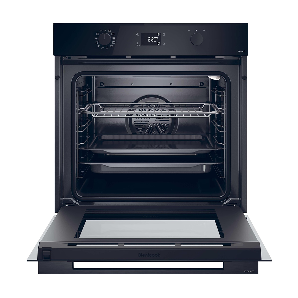 Horno multifunción Haier  con vapor y autolimpieza pirolítica - H6 ID25B3LPTX Inox-3