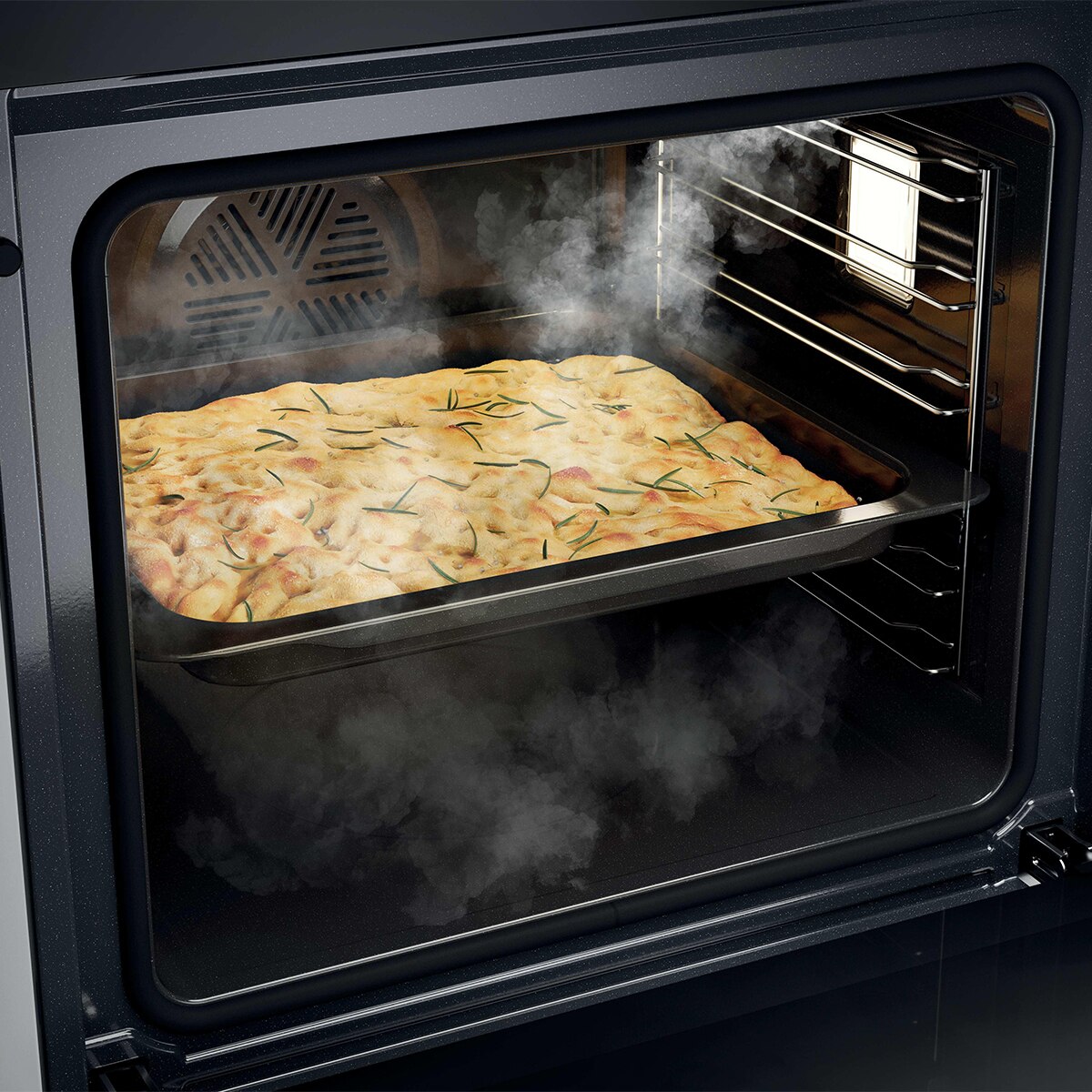 Horno multifunción Haier  con vapor y autolimpieza pirolítica - H6 ID25B3LPTX Inox-7