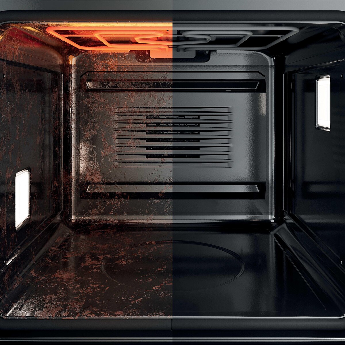 Horno multifunción Haier  con vapor y autolimpieza pirolítica - H6 ID25B3LPTX Inox-13