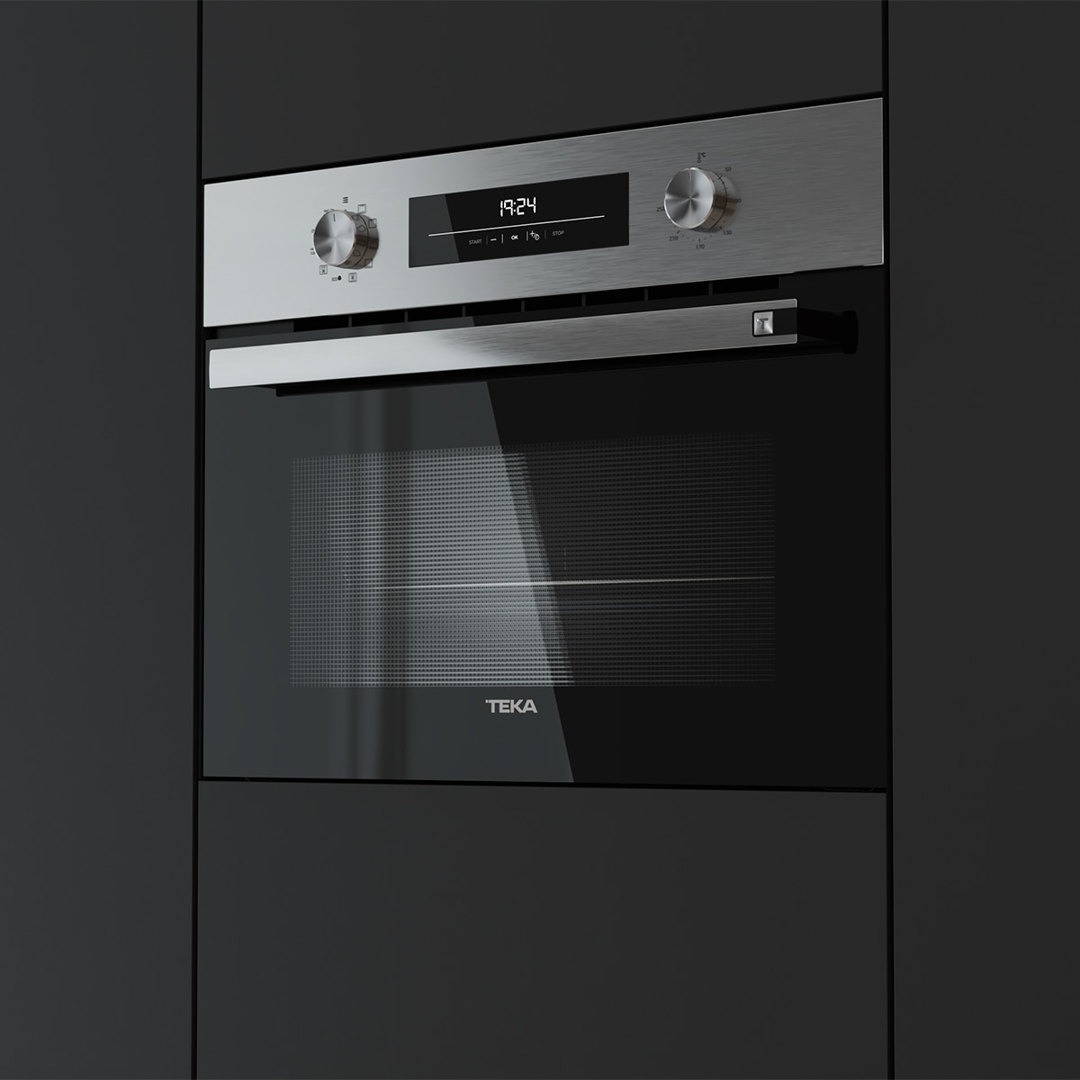 Horno multifunción compacto Teka con 8 funciones de cocinado - HSC 6350 Negro-3