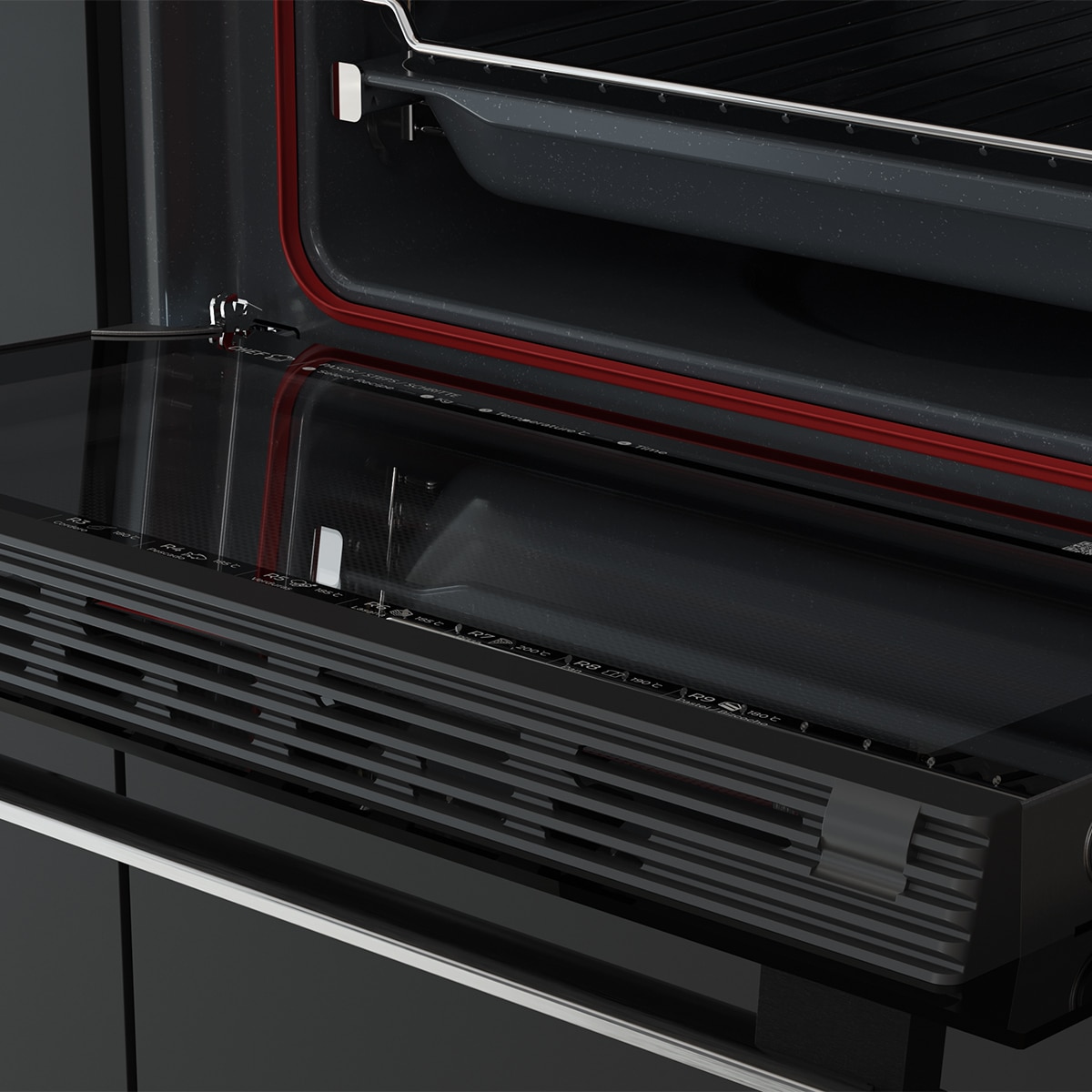 Horno multifunción compacto Teka con 8 funciones de cocinado - HSC 6350 Negro-8