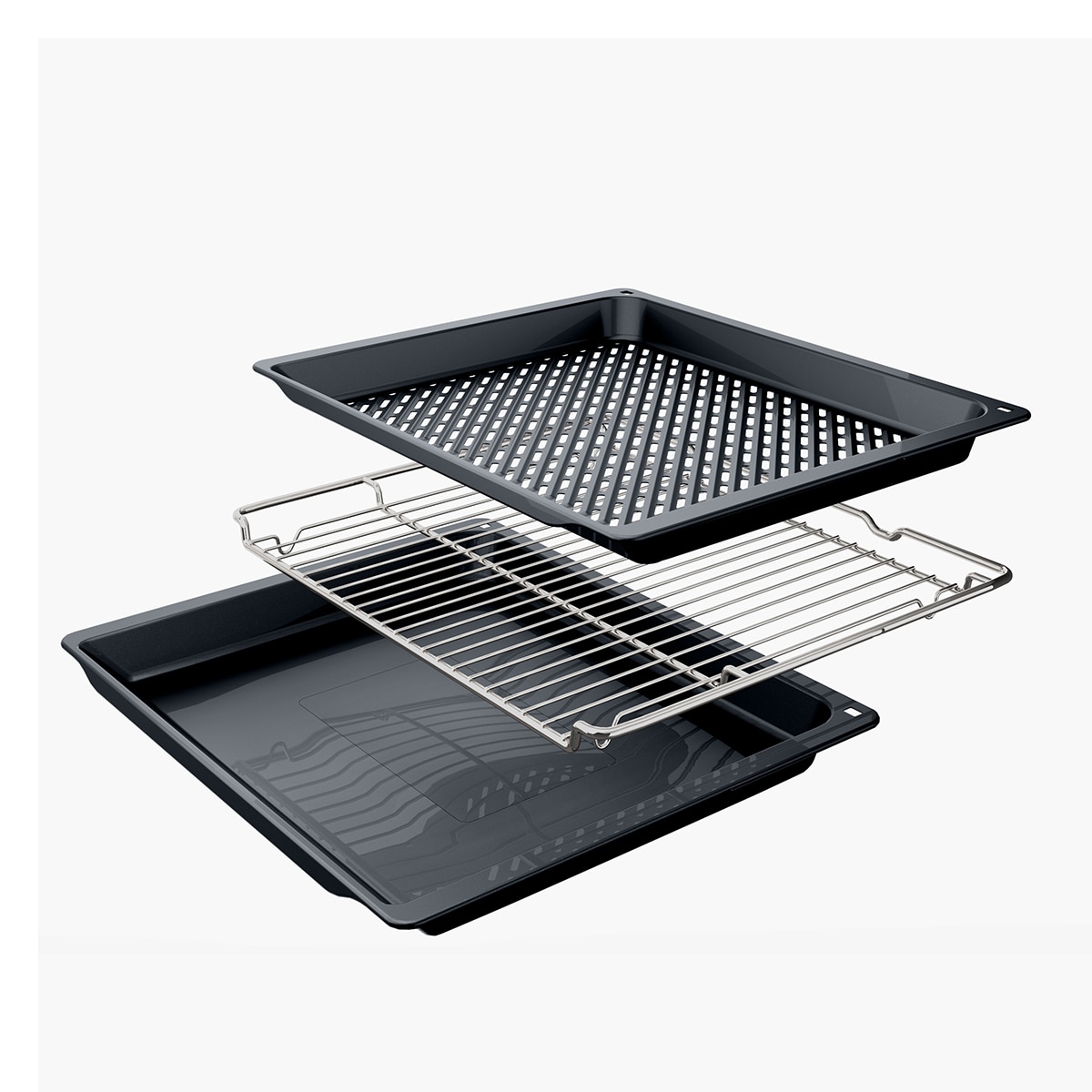 Horno multifunción  Bosch Serie 4, Pirólisis, Función AirFry, HBA572EB3 Negro-6