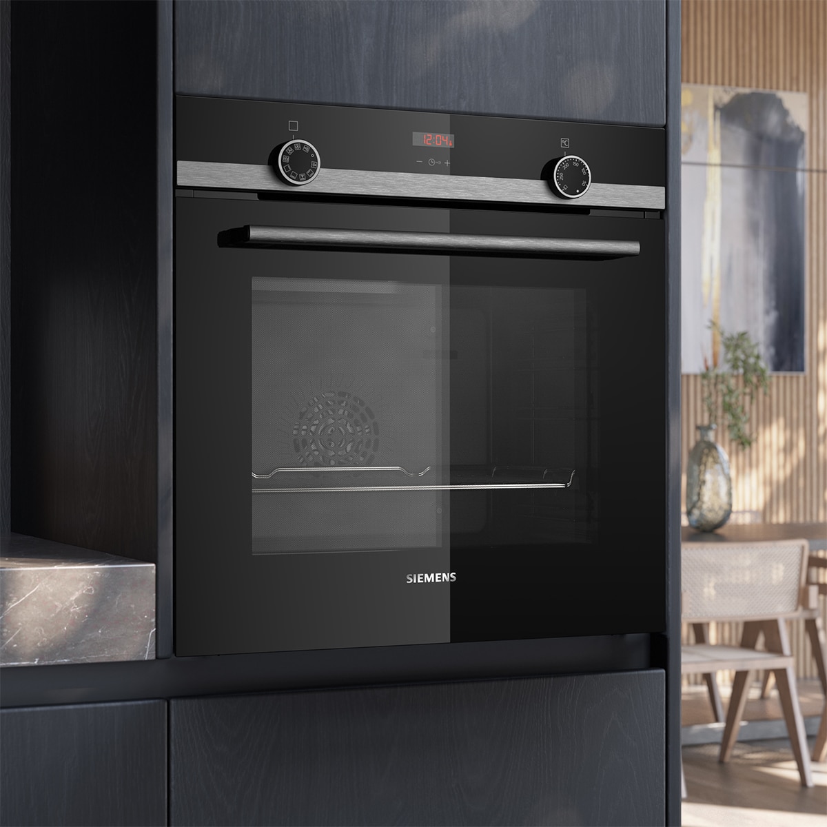 Horno multifunción Siemens iQ300, 71 litros - HB514AER4 Acero Inox-4