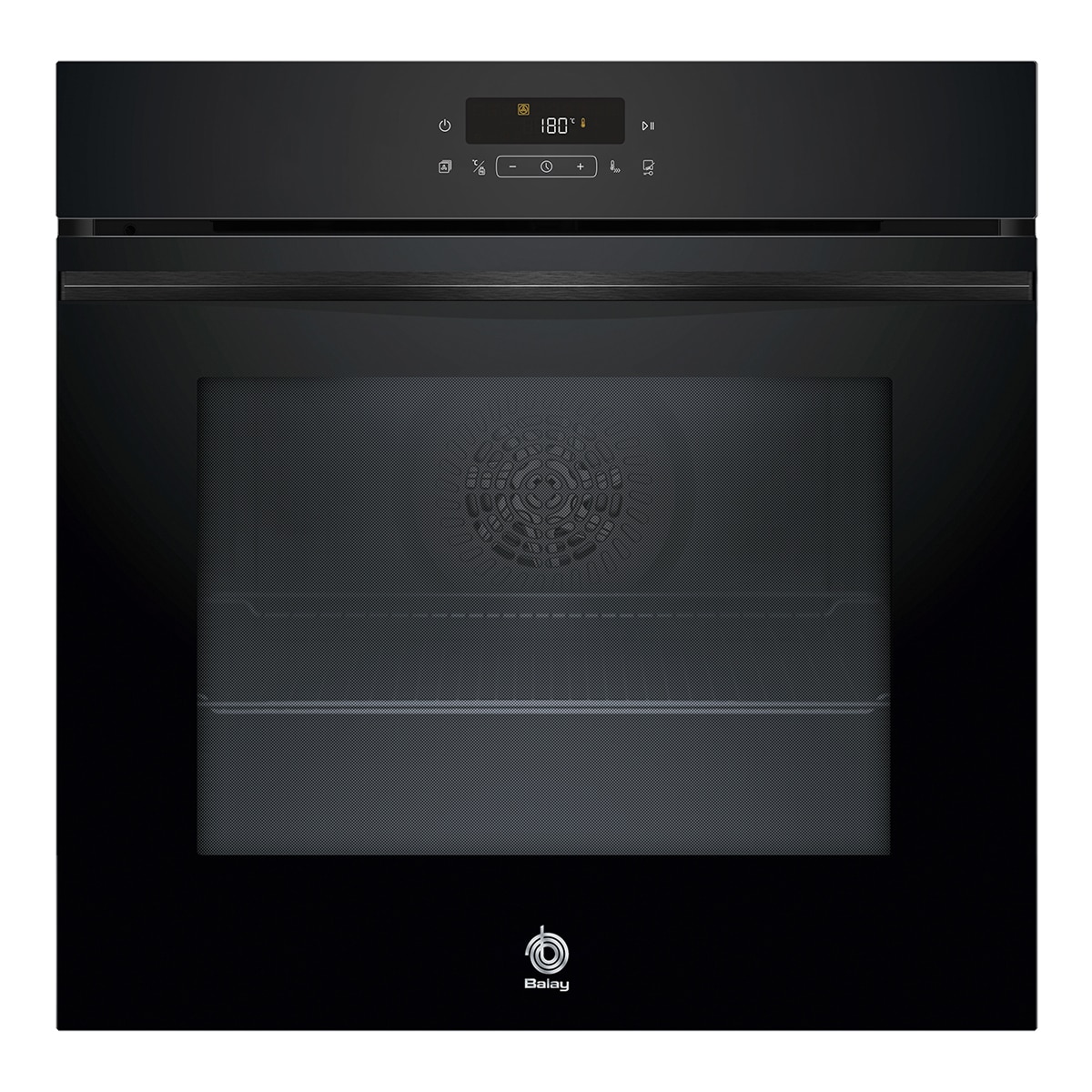Balay – Horno con vapor pirolítico Balay, 60 cm, Serie Cristal, Negro – 3HD5829N3.