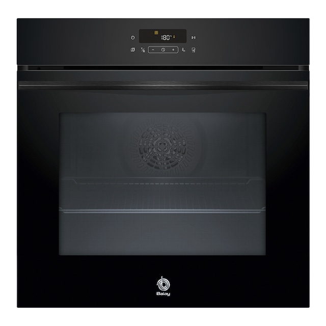 Imagen 0 de Horno con vapor pirolítico Balay, 60 cm, Serie Cristal, Negro - 3HD5829N3