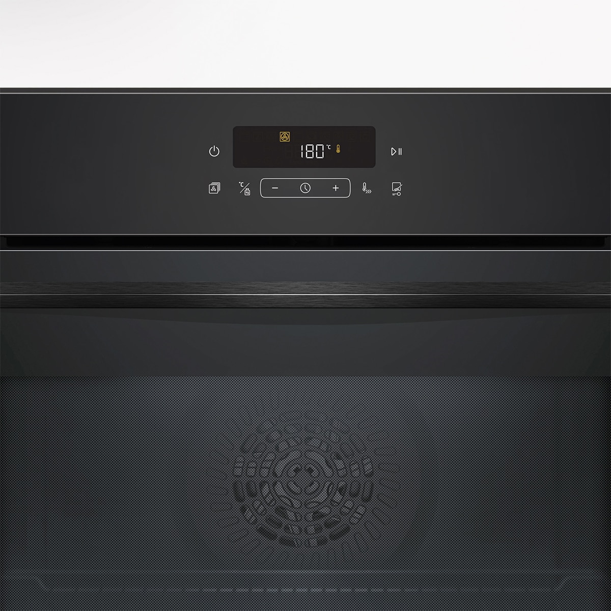 Horno con vapor pirolítico Balay, 60 cm, Serie Cristal, Negro - 3HD5829N3 Negro-2