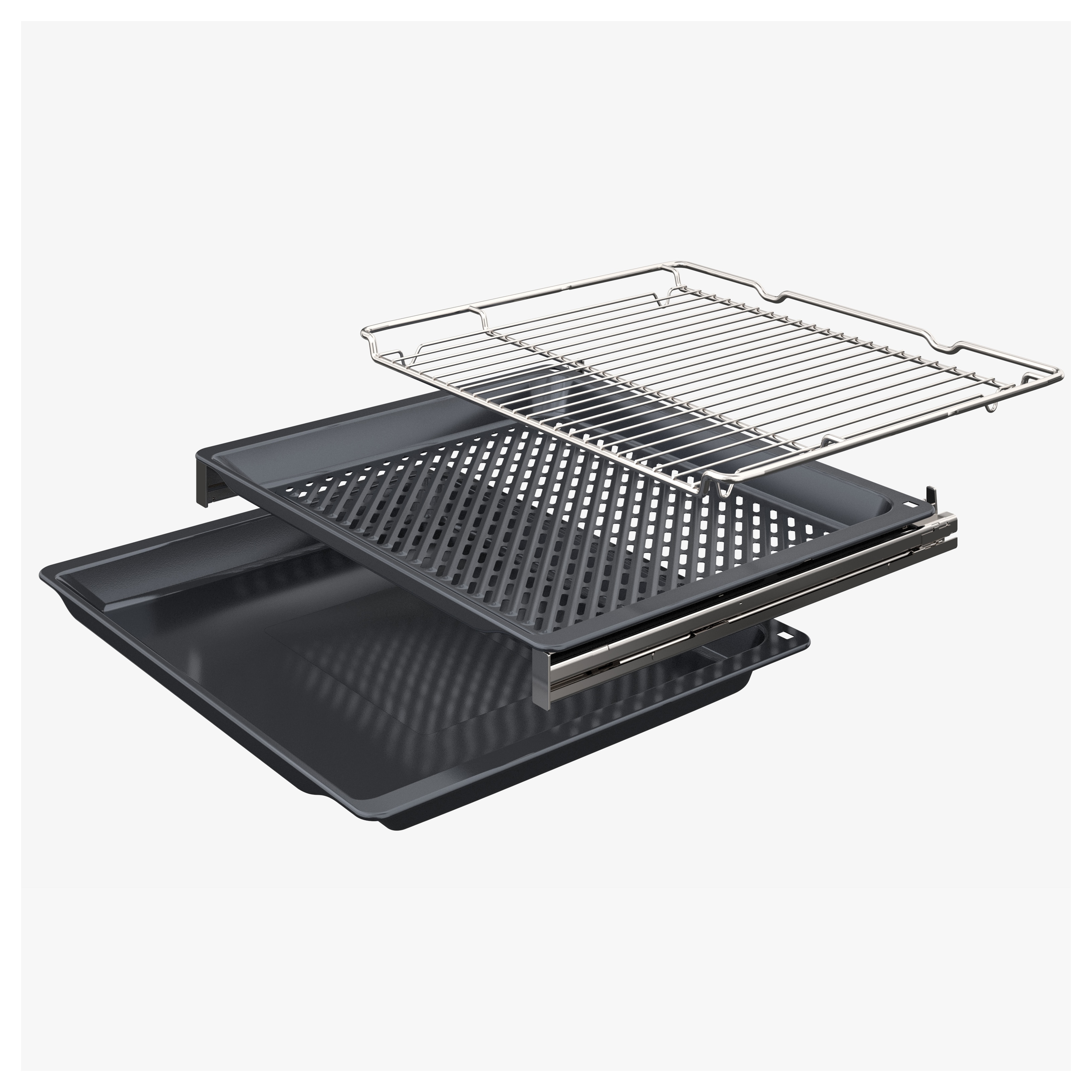 Horno con vapor pirolítico Balay, 60 cm, Serie Cristal, Negro - 3HD5829N3 Negro-7