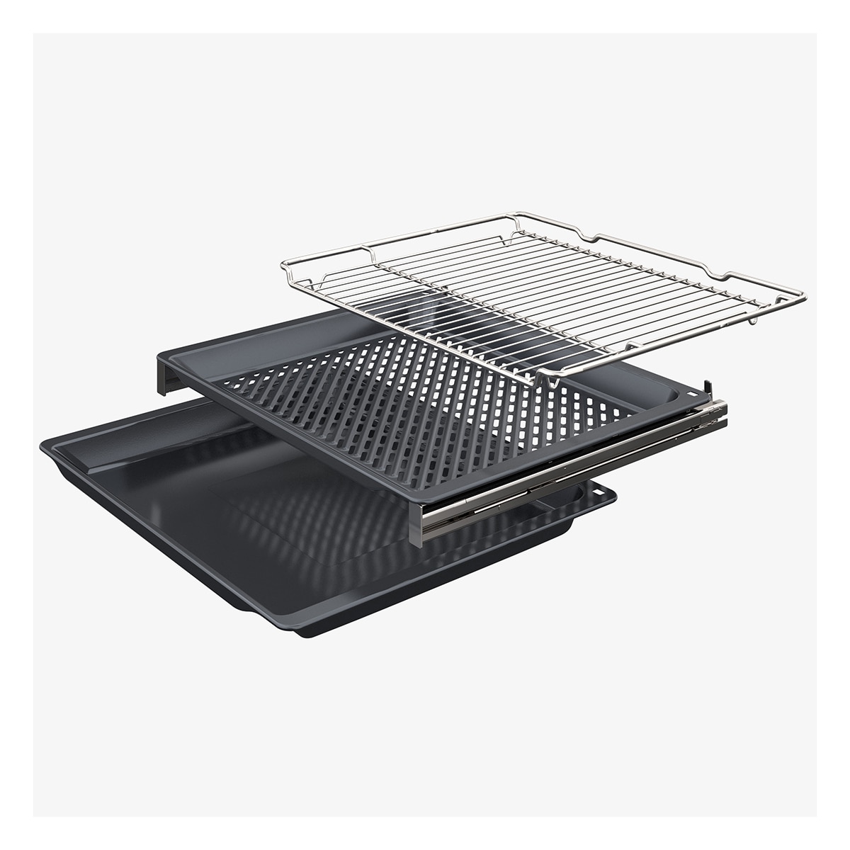 Horno con vapor pirolítico Balay, 60 cm, Serie Cristal, Blanco - 3HD5829B3 Blanco-6