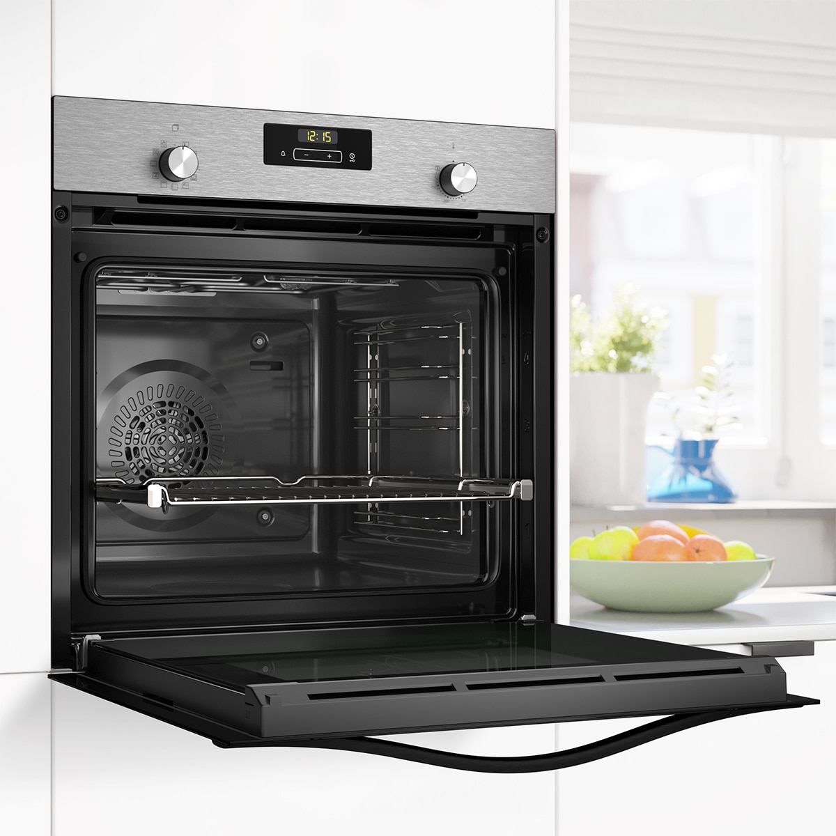 Horno Balay, 60 cm, Freidora de aire, Aqualisis, Acero inoxidable - 3HB4151X3 Acero Inox-4