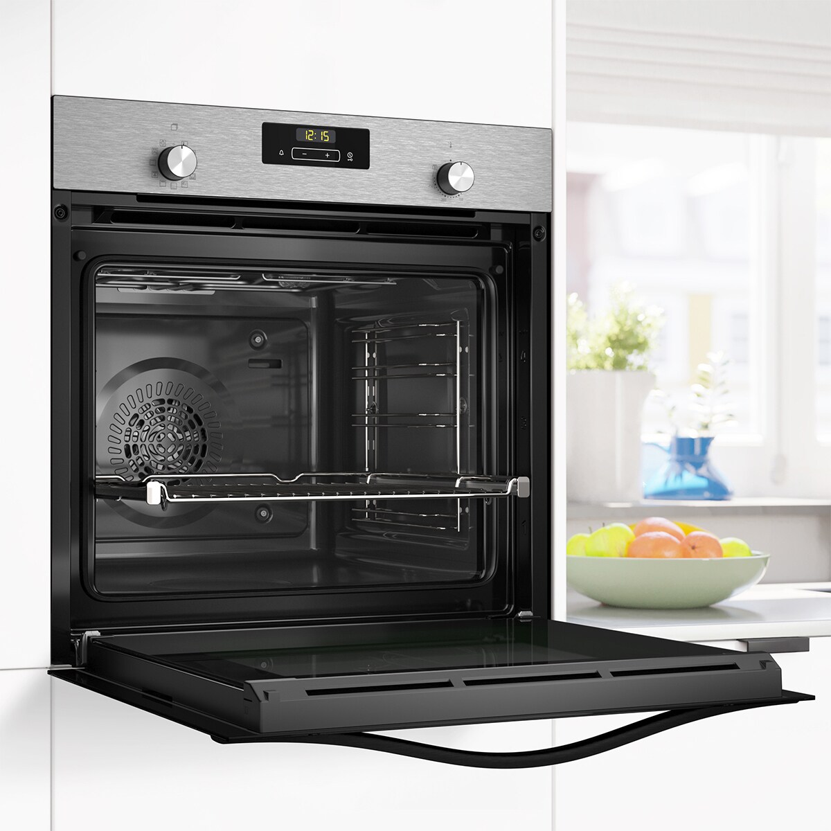 Horno Balay, 60 cm, Freidora de aire, Aqualisis, Acero inoxidable - 3HB4151X3 Acero Inox-4