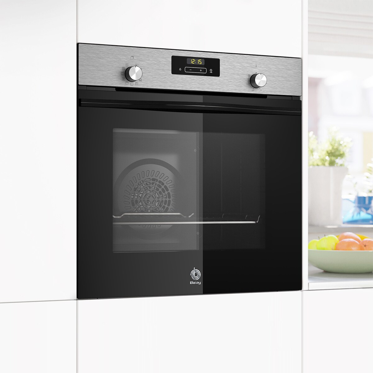 Horno Balay, 60 cm, Freidora de aire, Aqualisis, Acero inoxidable - 3HB4151X3 Acero Inox-5