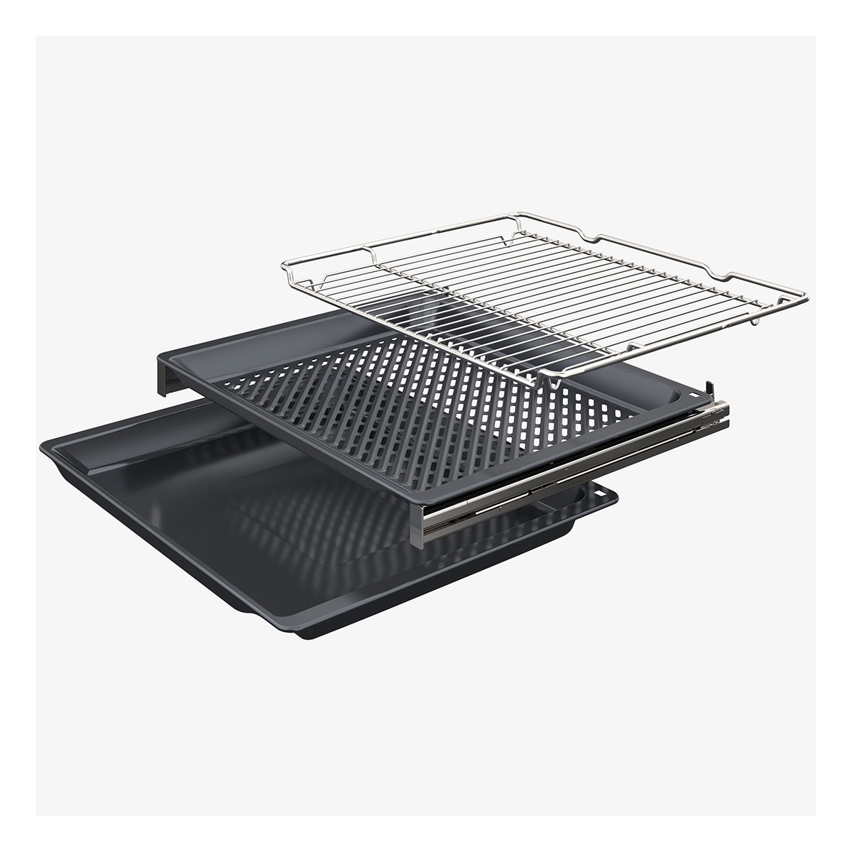 Horno Balay, 60 cm, Freidora de aire, Serie Cristal, Negro - 3HB5159N4 Negro-6