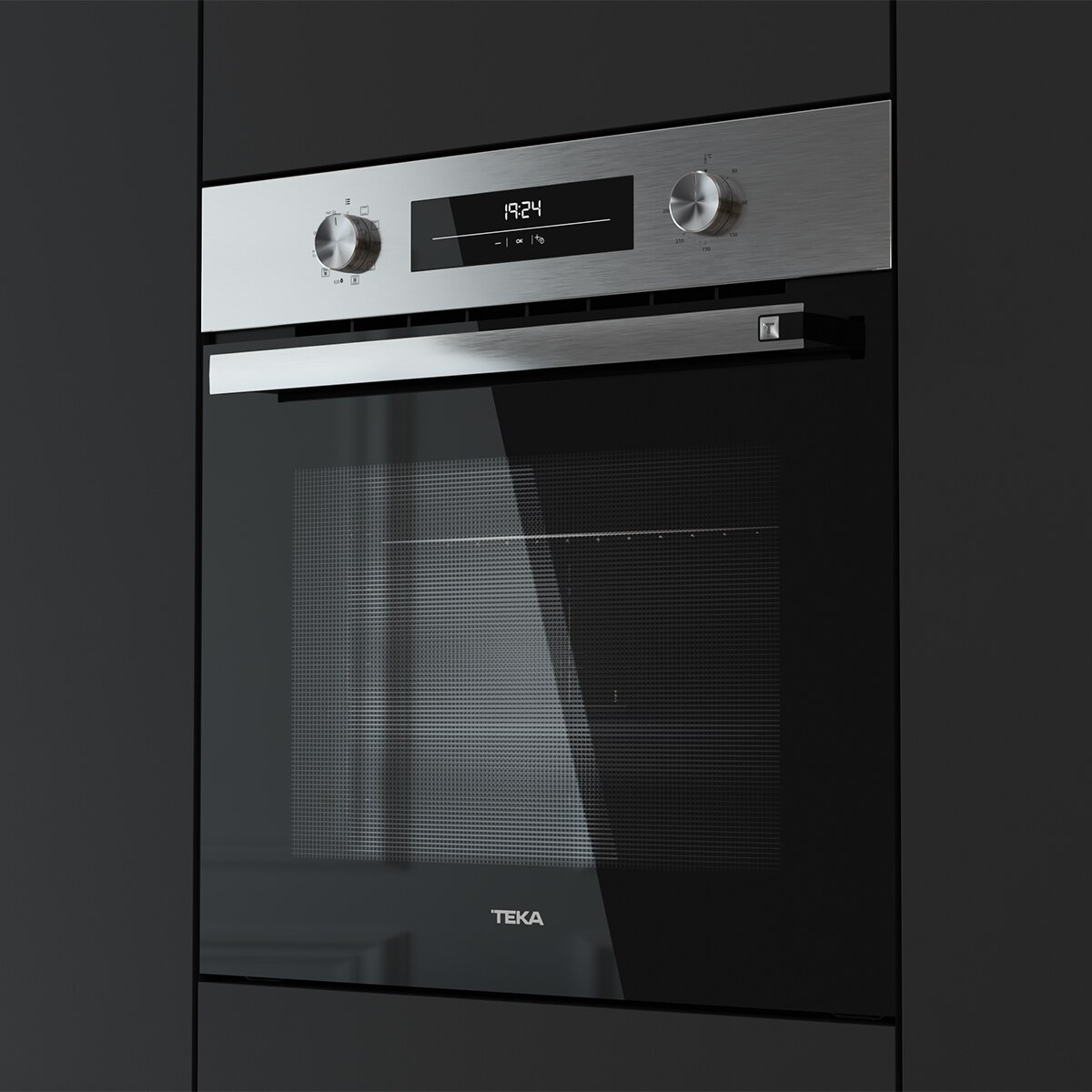 Horno Multifunción Teka con 8 funciones de cocinado - HSB 6350 SS Negro-4