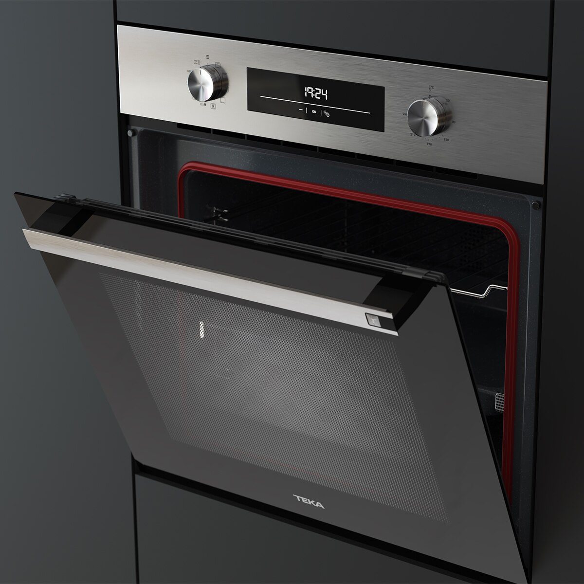 Horno Multifunción Teka con 8 funciones de cocinado - HSB 6350 SS Negro-8