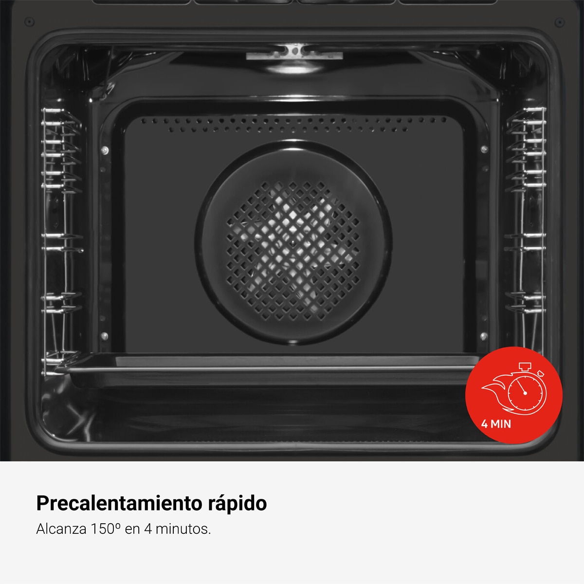 Horno multifunción Fagor de 77 litros Classic - 9H-110BX Negro-5