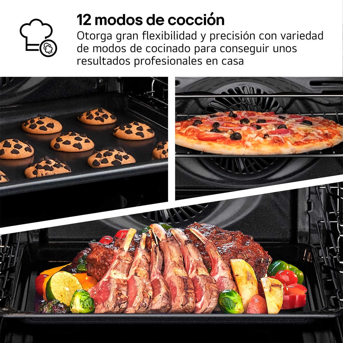 Horno Multifunción LG Convección,72 L, función freidora de aire - WS5D7210S 4
