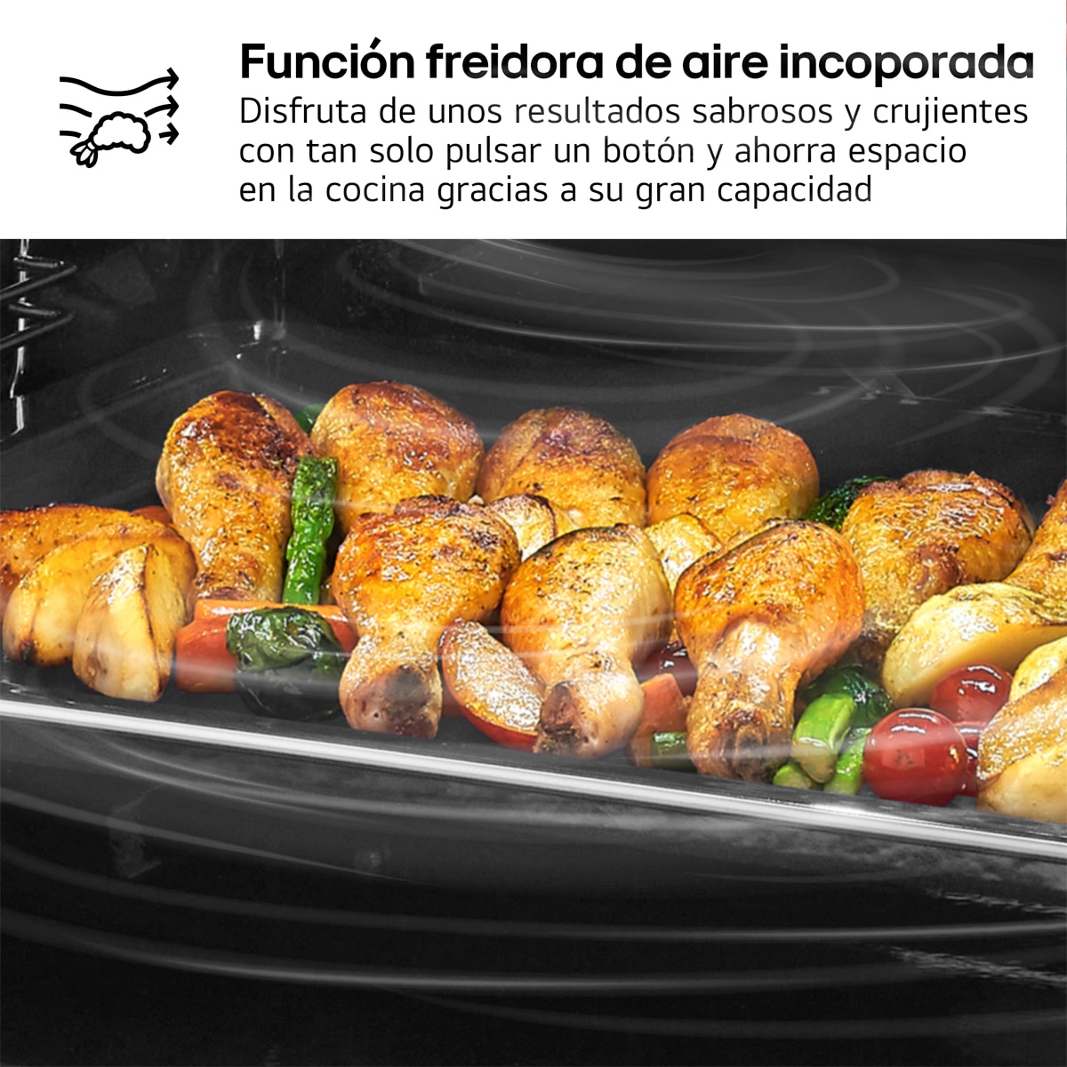 Horno Multifunción LG Convección,72 L, función freidora de aire - WS5D7210S 5