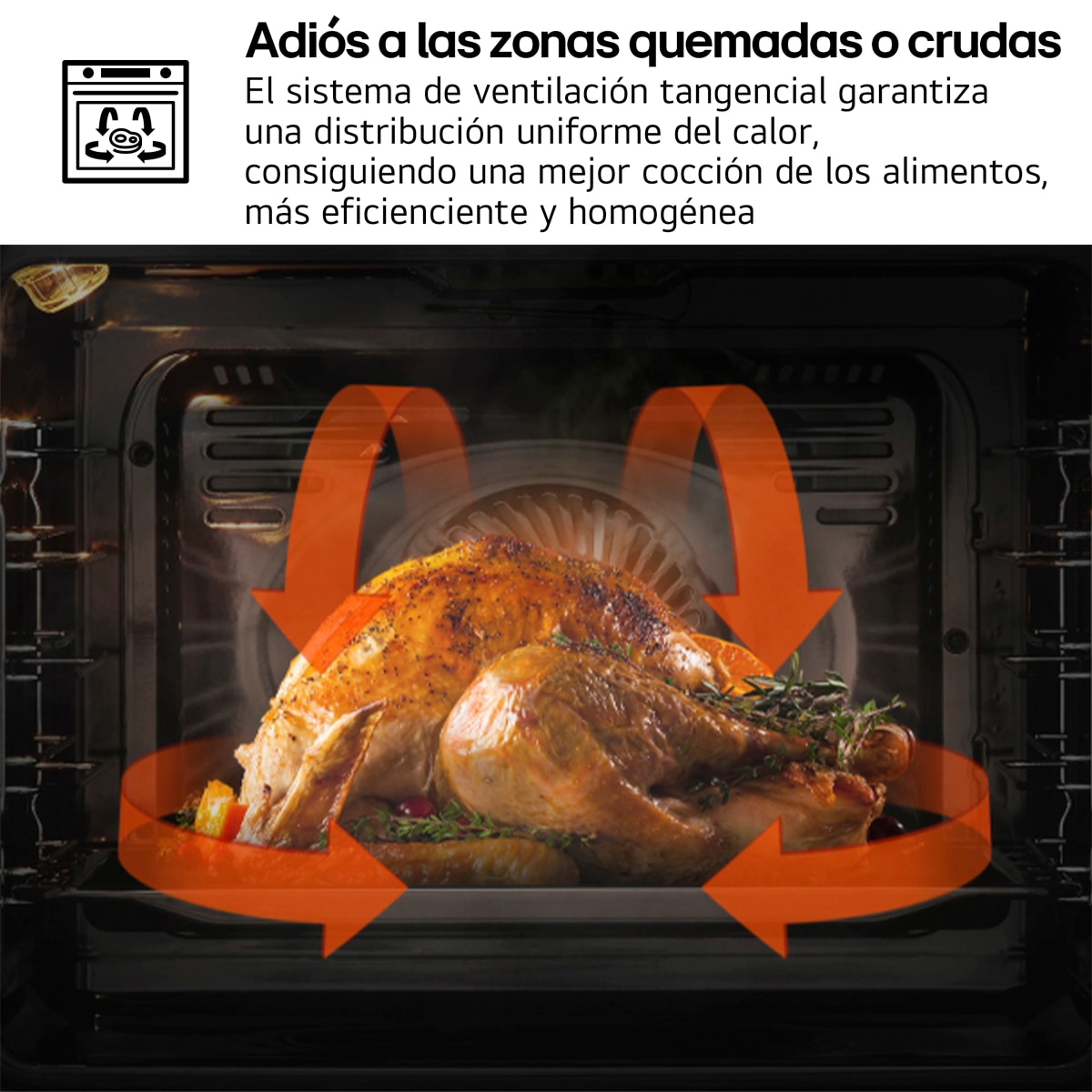 Horno Multifunción LG Convección,72 L, función freidora de aire - WS5D7210S 6