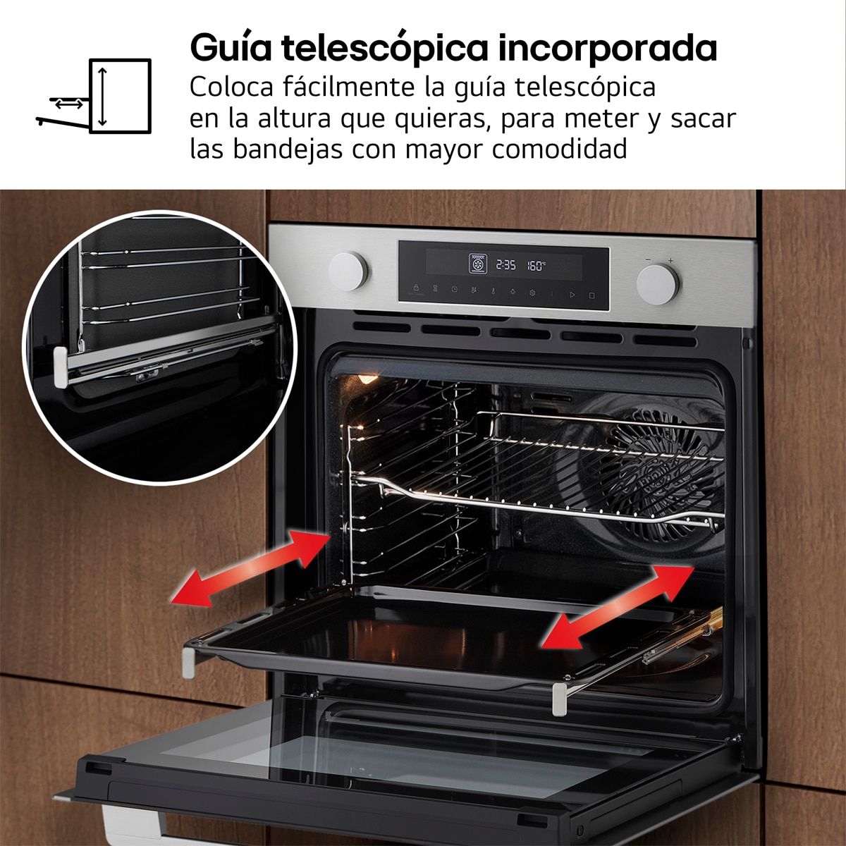Horno Multifunción LG Convección,72 L, función freidora de aire - WS5D7210S 8