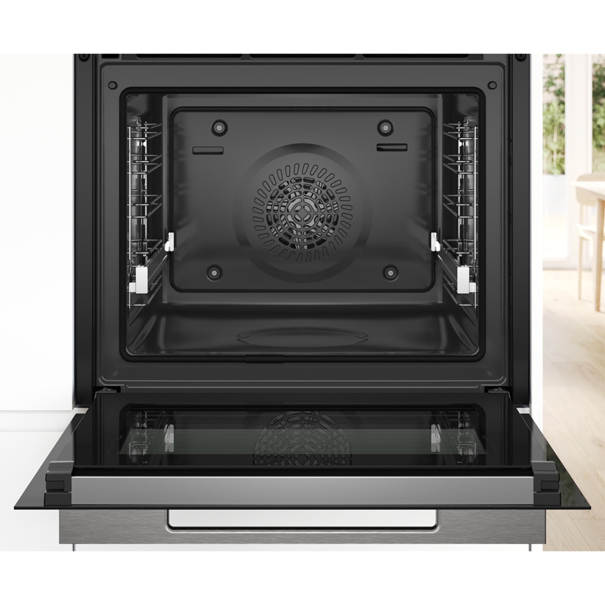 Horno multifunción Bosch Serie 8, AirFry, pirolítico - HBG774KB1 Negro-3
