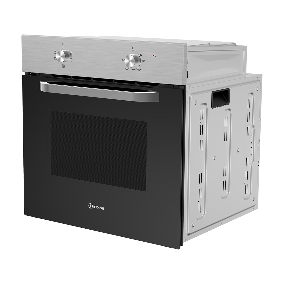 Horno convencional Indesit mecánico 70 litros - IFO 6220 IX Inox-3