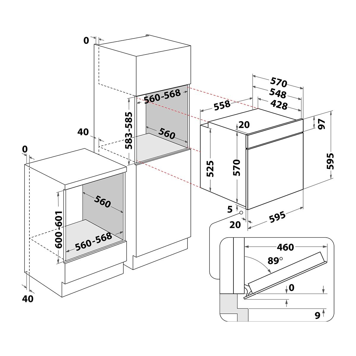 Horno multifunción Indesit pirolítico e hidrolitico - IO 278PS X Inox-3