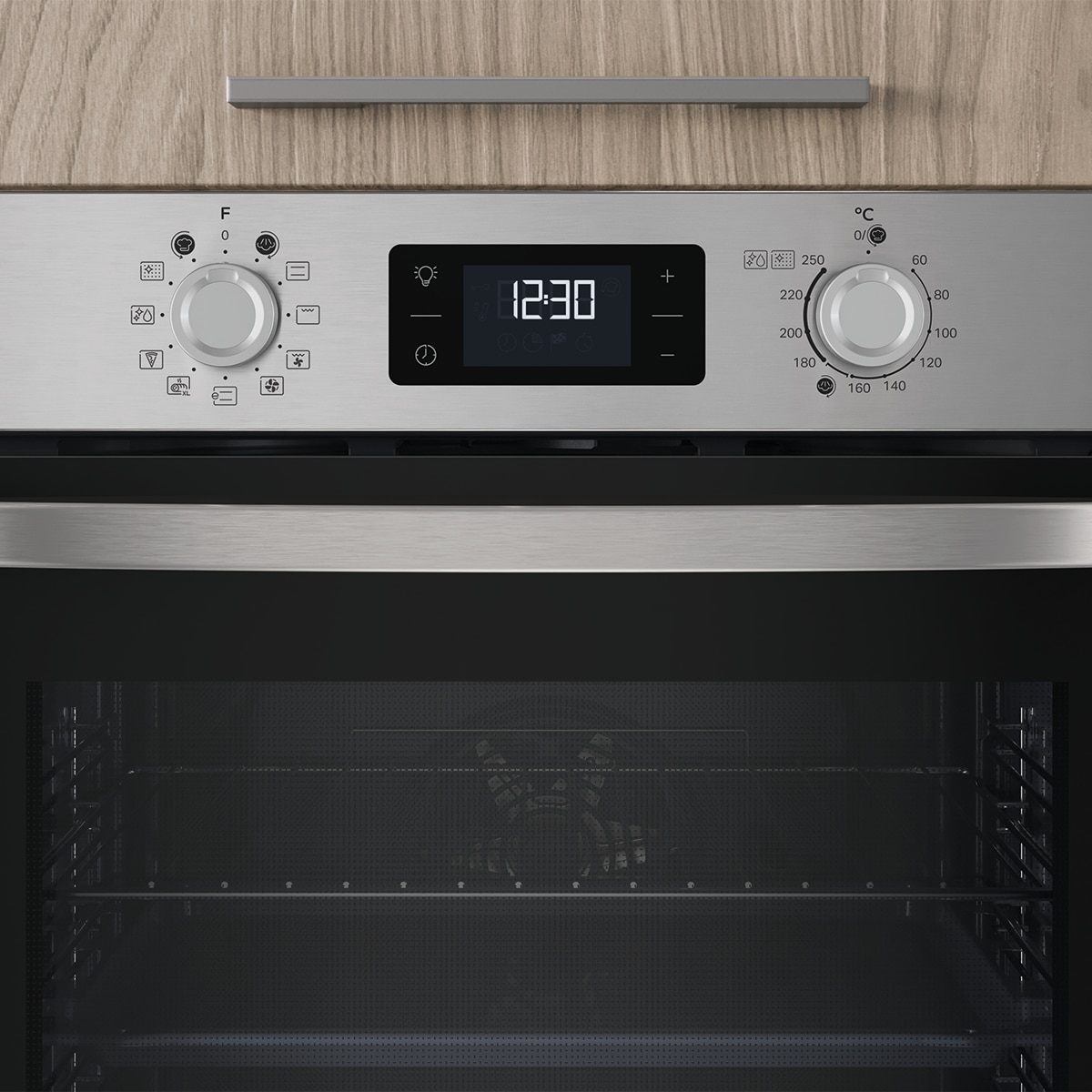 Horno multifunción Indesit pirolítico e hidrolitico - IO 278PS X Inox-10