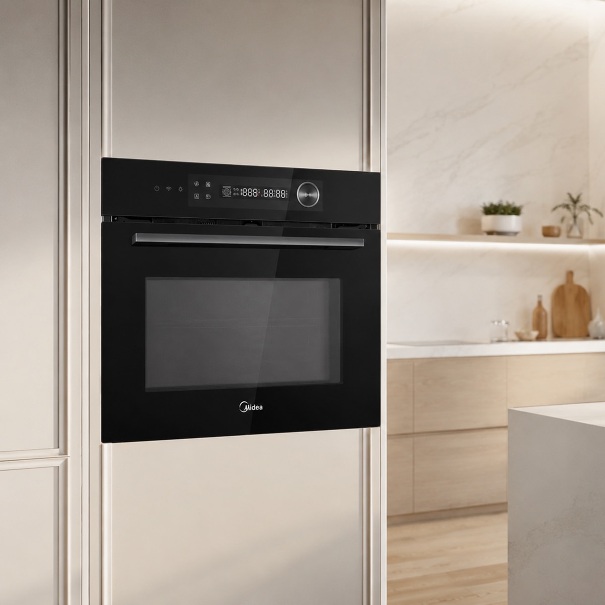 Forno Multifunções Midea MCOTV950E4MO-BK com Função Micro-ondas e de 50 Litros - Preto Preto-8
