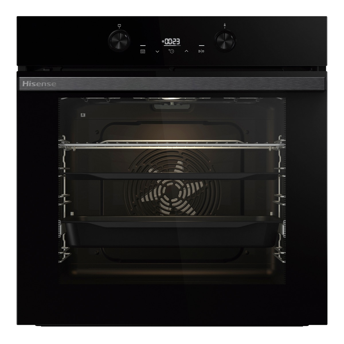 Hisense - Horno multifunción pirolítico Hisense con función Air Fry - BI64223EPBG.