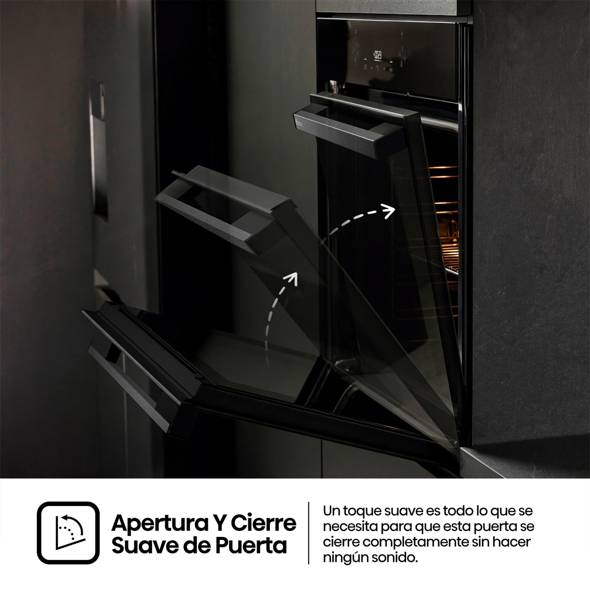 Horno multifunción pirolítico Hisense con función Air Fry - BI64223EPBG - Cristal negro Cristal negro-9