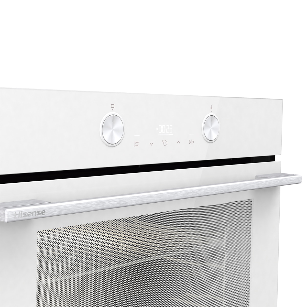 Horno multifunción Hisense pirolítico con función Air Fry - BI64223EPWG - Cristal blanco Cristal blanco-16