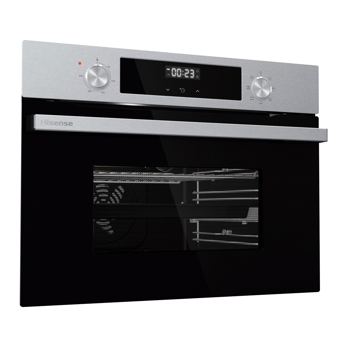 Horno multifunción compacto diseño horno de leña - BI44221AX - Inox Inox-17