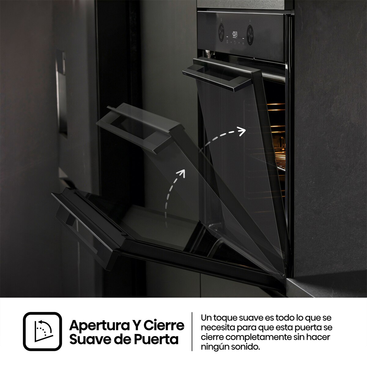 Horno multifunción Hisense pirolítico con función Air Fry - BI64223EPMB - Negro mate Negro mate-8