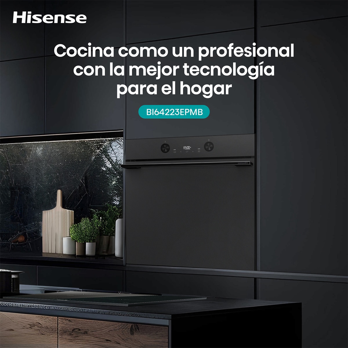Horno multifunción Hisense pirolítico con función Air Fry - BI64223EPMB - Negro mate Negro mate-11