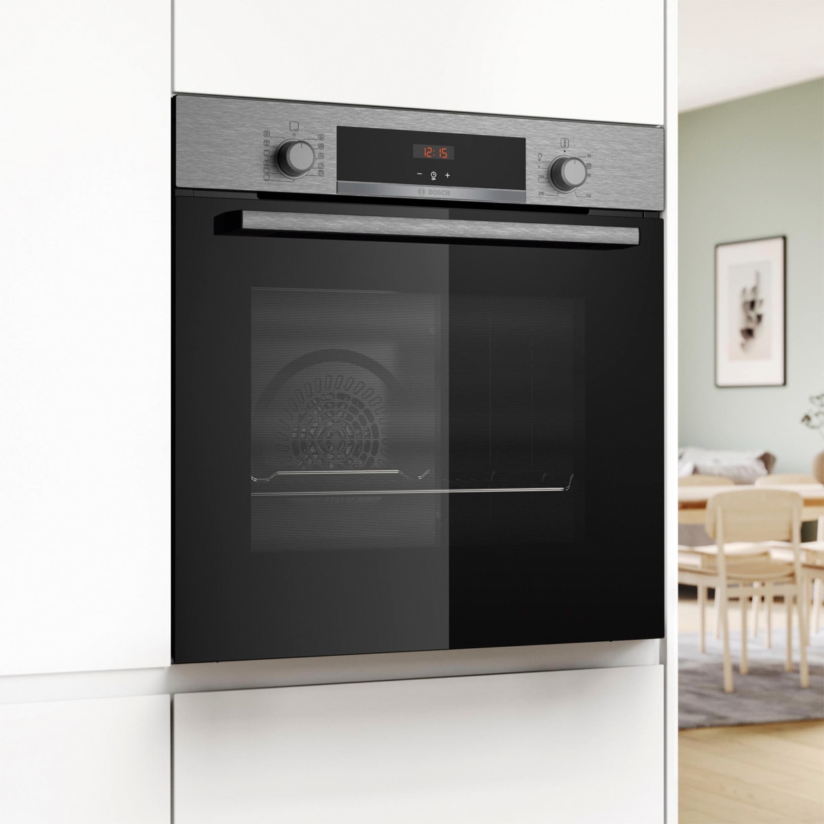 Horno multifunción Bosch, Serie 2 con función AirFry - HBA514ES4 Acero Inox-4